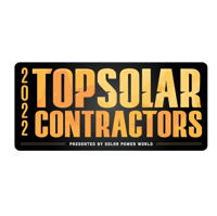 Solar Power World Top Solar Contractor 2022