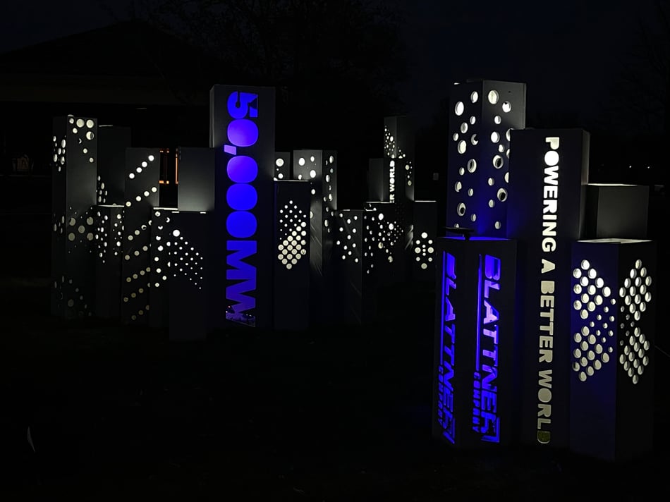 Community of Light Art Installation Renewable Energy Avon Minnesota