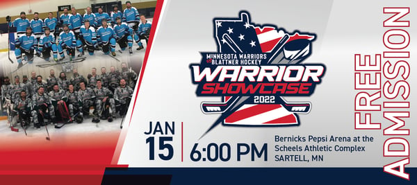 Blattner Minnesota Warriors Veterans Hockey Showcase 2022